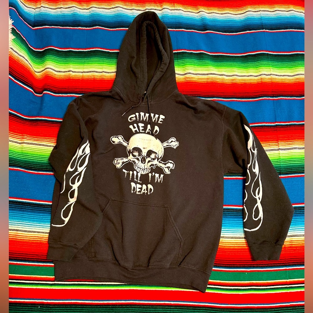 Gimmie head till I’m dead black hoodie